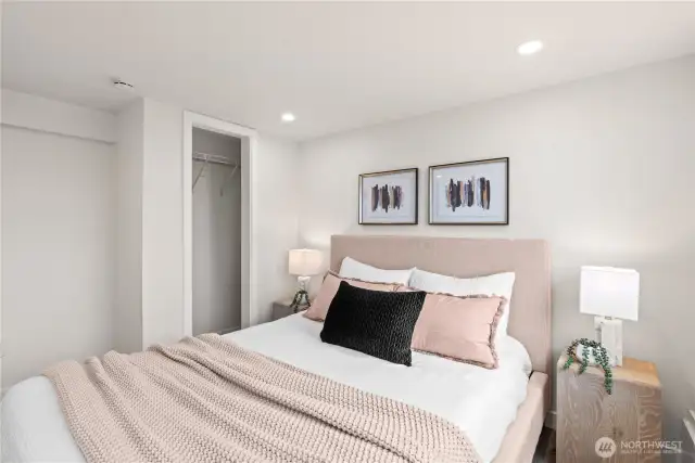 Lower level guest room