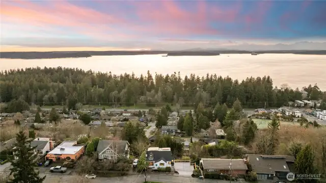 VIEWS of the Sound, Blake Island, and more!