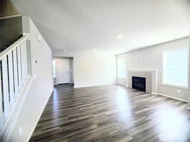 Living Room with Fireplace