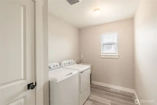 upstairs laundry