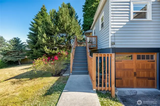 Front entrance takes you into the main living room.