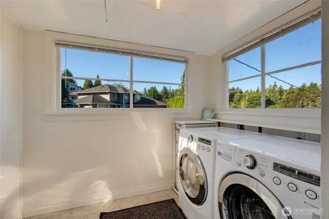 Easy access to laundry on the main floor.