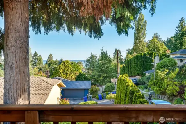 View from upper balcony