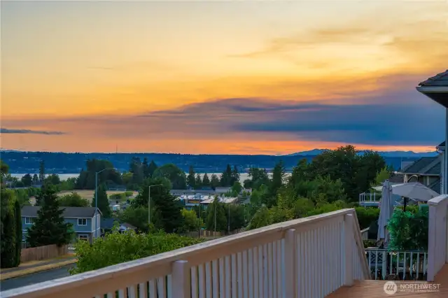 The back deck is where the magic happens!