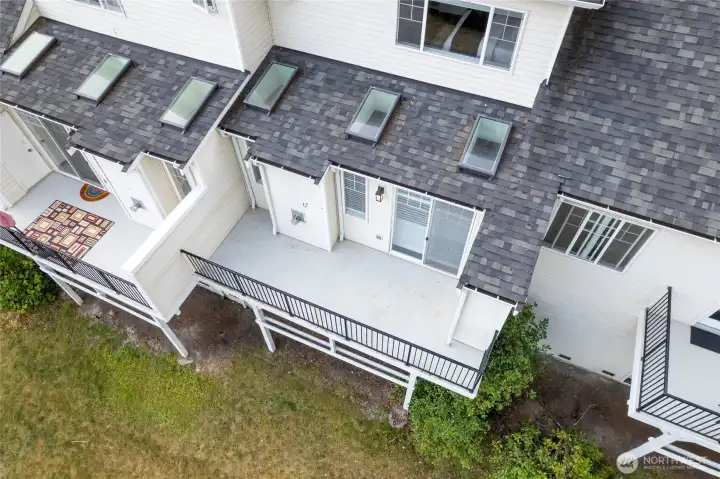 You'll love looking at the views from your private patio deck