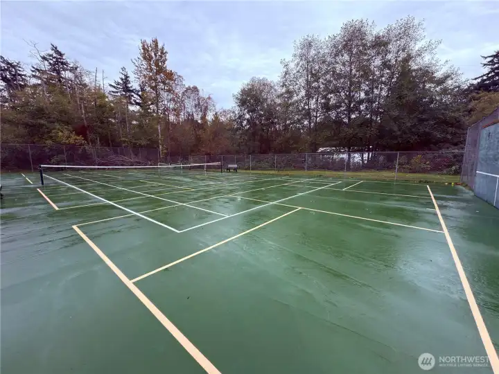 Tennis & Pickleball courts across the street