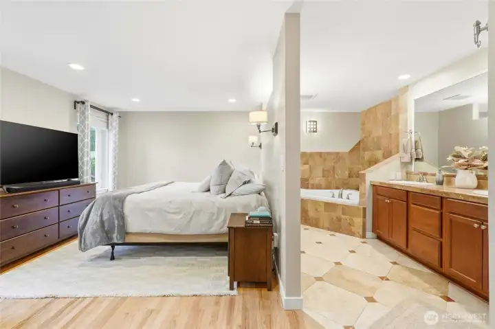 Primary Bedroom w/ Attached 5 Piece Bathroom