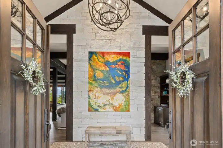 Gorgeous entry into home