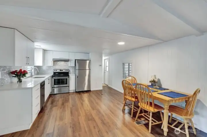 Bright & cheerful remodeled kitchen.