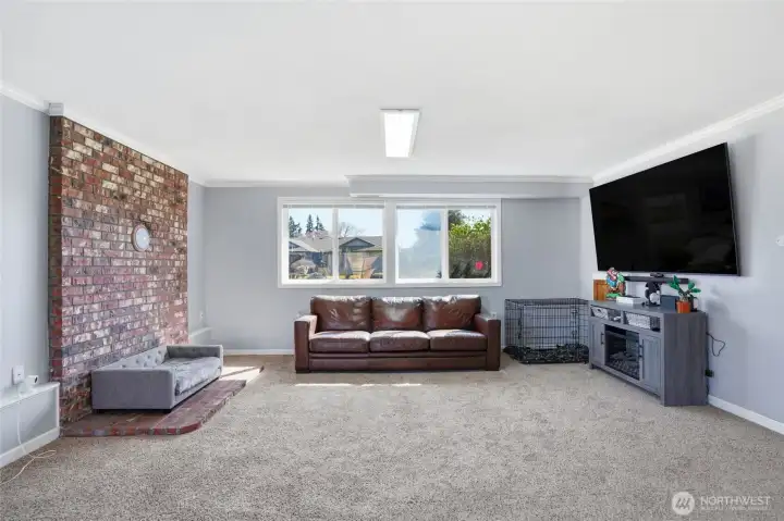 Finished Daylight Basement - Fireplace, Patio Access, Full Bathroom