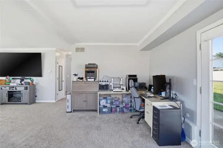 Finished Daylight Basement - Fireplace, Patio Access, Full Bathroom