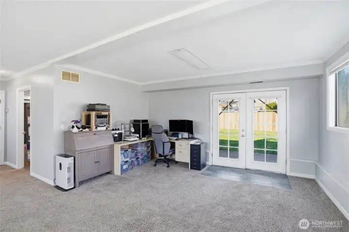 Finished Daylight Basement - Fireplace, Patio Access, Full Bathroom