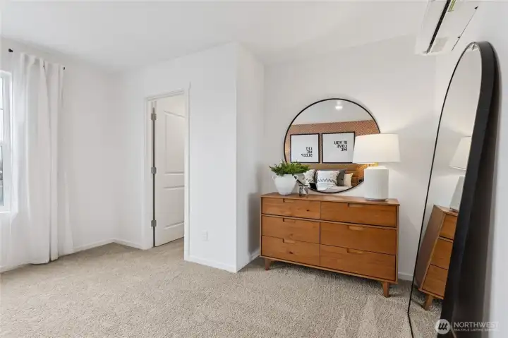 "Primary bedroom different angle"