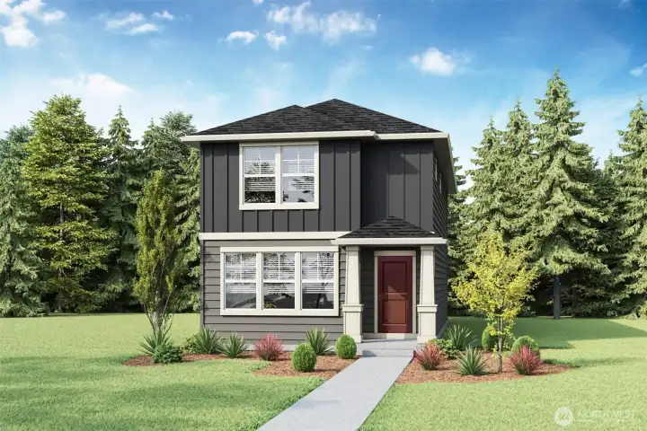 Front elevation of home