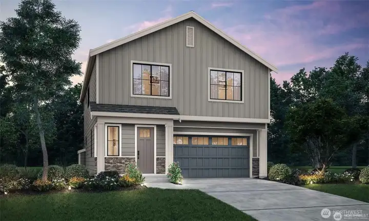 2200 Elevation A-Color scheme may differ per plan.