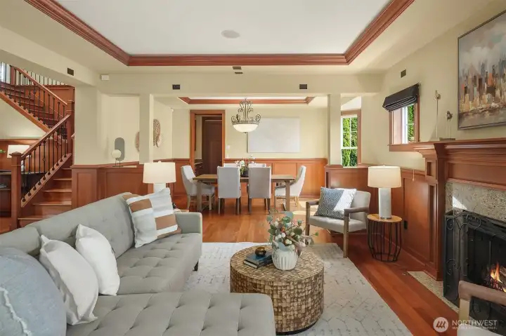Designed for effortless everyday living and entertaining, the thoughtfully connected living and dining spaces offer exceptional flow, warmth, and functionality. Designed for effortless everyday living and entertaining, the thoughtfully connected living and dining spaces offer exceptional flow, warmth, and functionality.