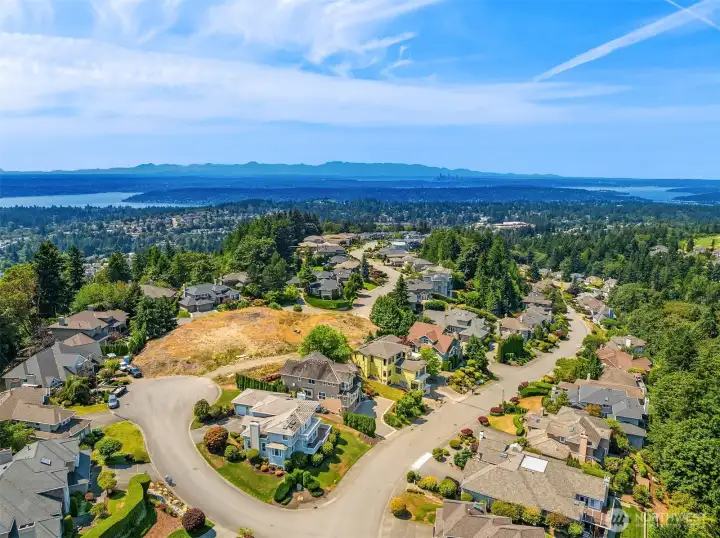 Perched near the top of one of Newcastle's most desirable neighborhoods, the home enjoys sweeping territorial vistas with glimpses of Lake Washington, the Bellevue skyline, surrounding mountains, and lush evergreen scenery. The elevated location provides both privacy and a remarkable sense of openness. Perched near the top of one of Newcastle's most desirable neighborhoods, the home enjoys sweeping territorial vistas with glimpses of Lake Washington, the Bellevue skyline, surrounding mountains, and lush evergreen scenery. The elevated location provides both privacy and a remarkable sense of openness.