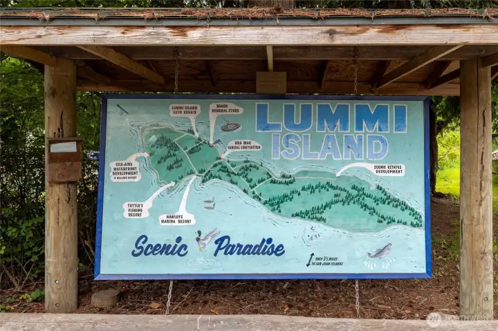 Lummi Island Map