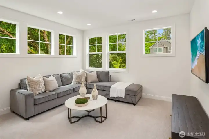 Flexible upper floor bonus space