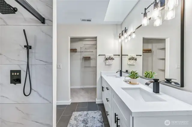 Primary bathroom.