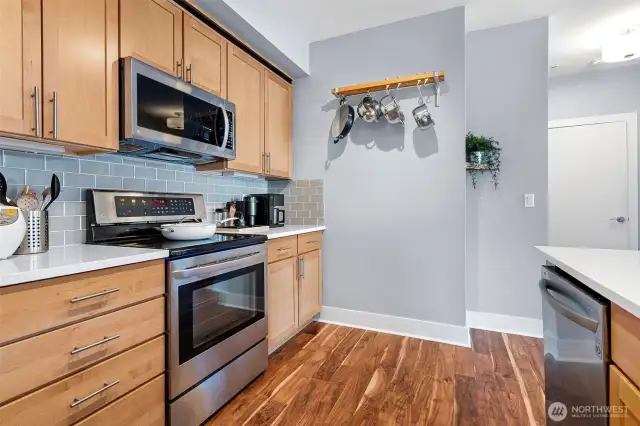 Great storage in this home and even an extra storage unit on the garage level.
