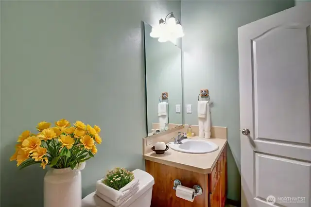 Downstairs Powder room w/ Shower
