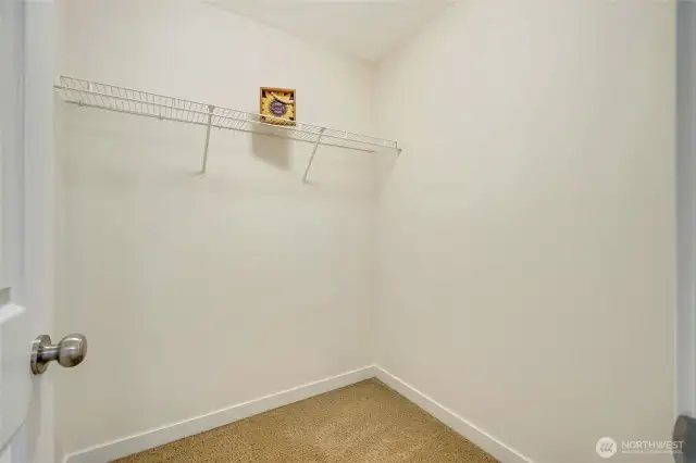 Bedroom #3 walk in closet