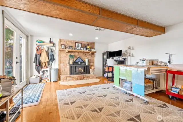 Lower level family room
