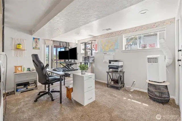 Bedroom 4 or Office.  Access door to patio