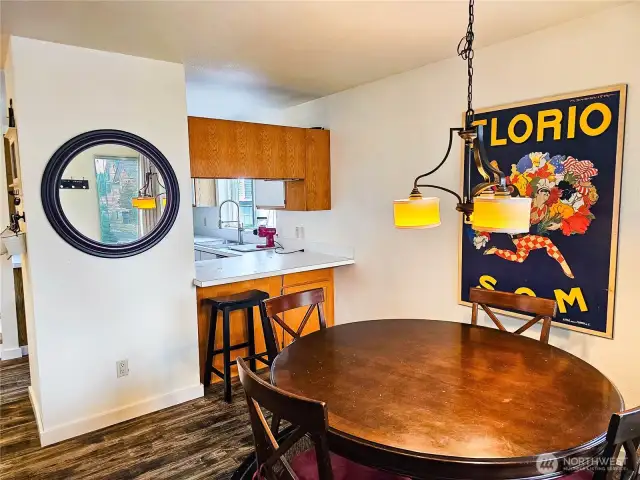 Breakfast bar.