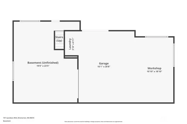 Basement and Garage Plan
