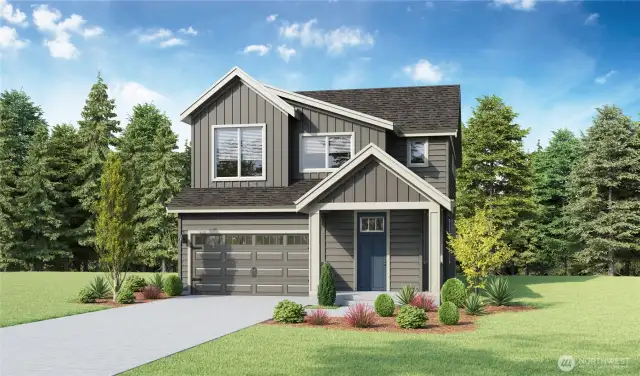 Exterior Elevation of a similar homesite