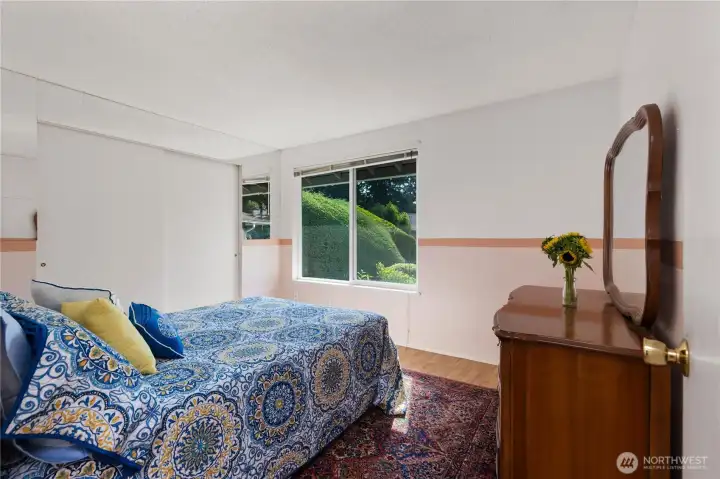 Home offer 3 additional bedrooms. This is Bedroom 3 which faces out the front of the home.