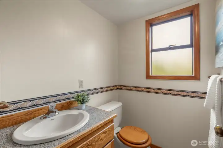 half bath lower level