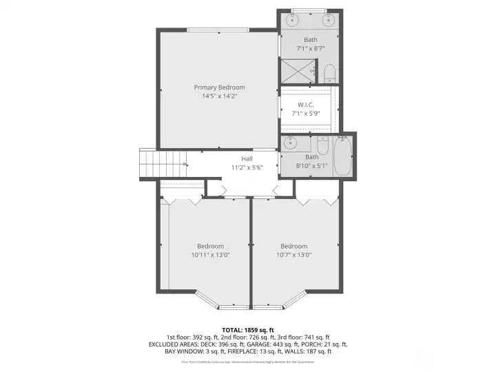 Floorplan upper level