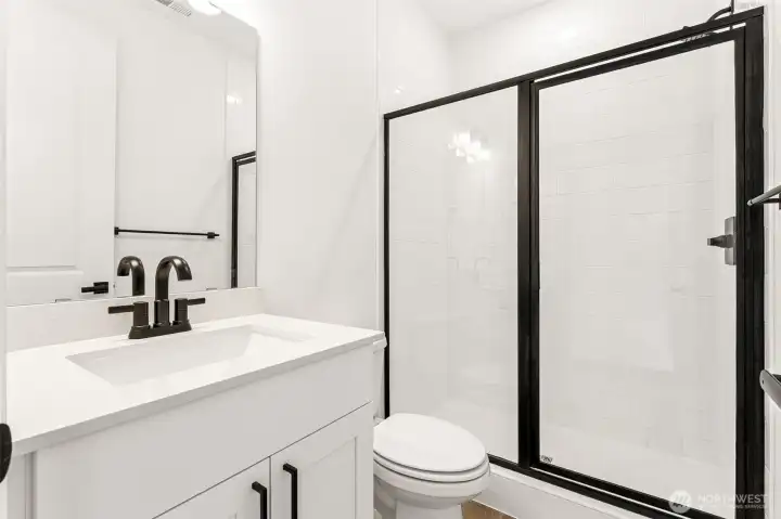 Actual Home - Full bathroom on main