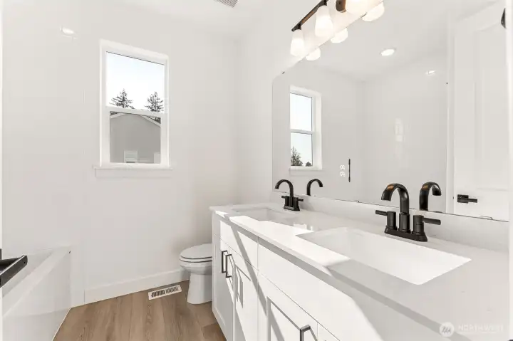 Actual Home - full bathroom 2nd floor