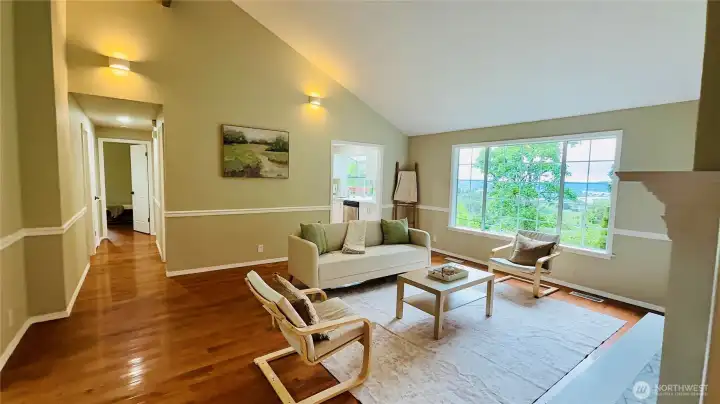 Upstairs- Living Room