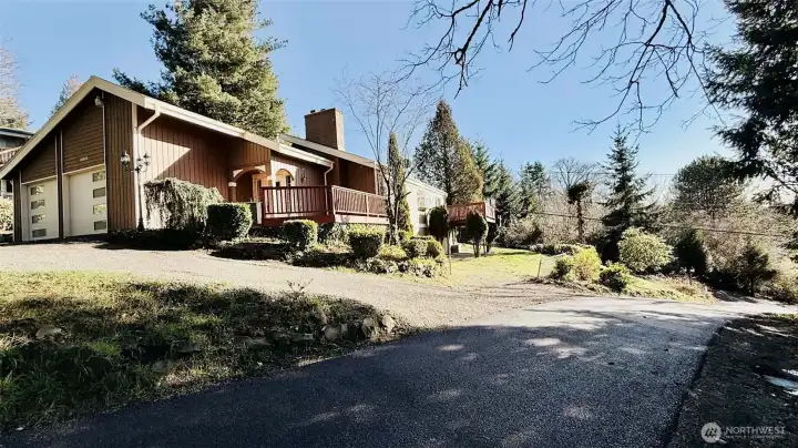 View from front driveway