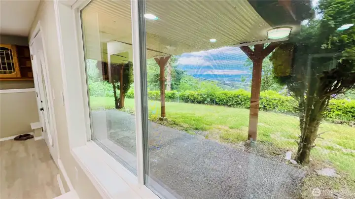 Downstairs-View toward backyard