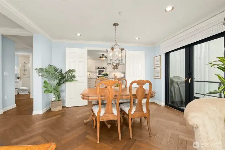 Open floor plan, ideal for gatherings