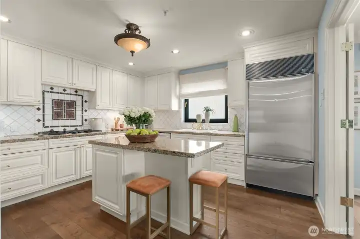 Oversized Sub Zero refrigerator