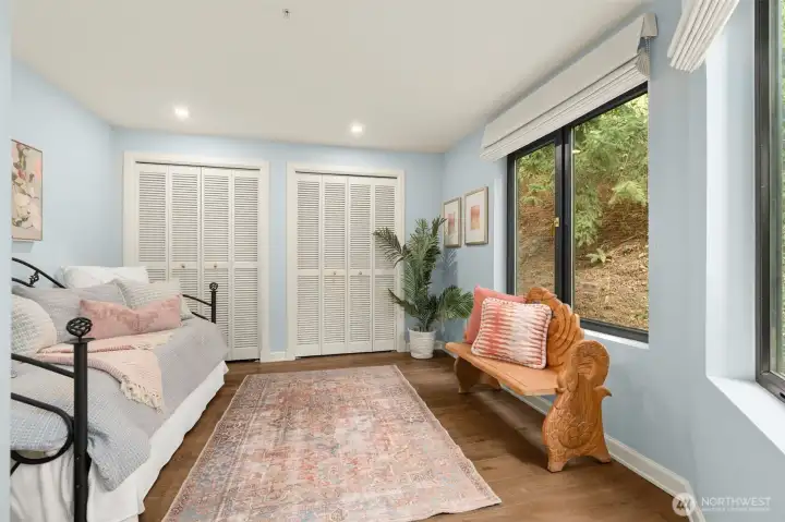 Second bedroom with great storage