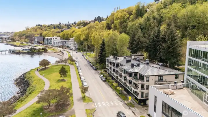 Two secure parking spaces & storage units