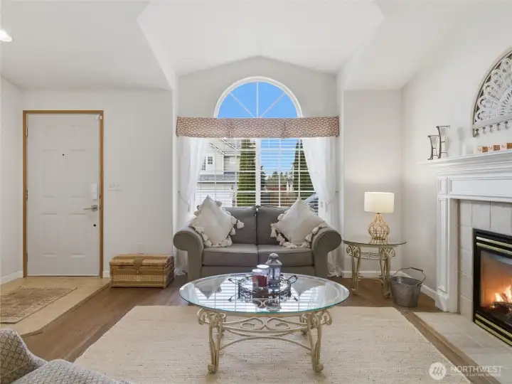 Half Arch Window is a Centerpiece