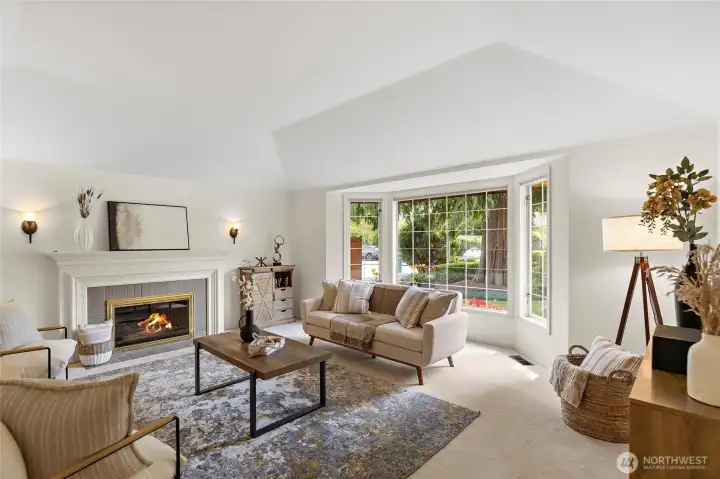Formal Living room with lots of light