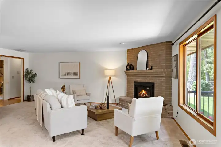 gas fireplace