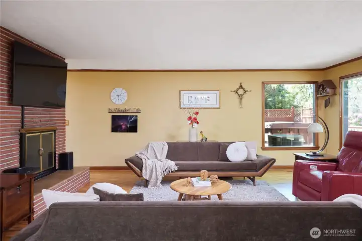 Gas fireplace Gas fireplace