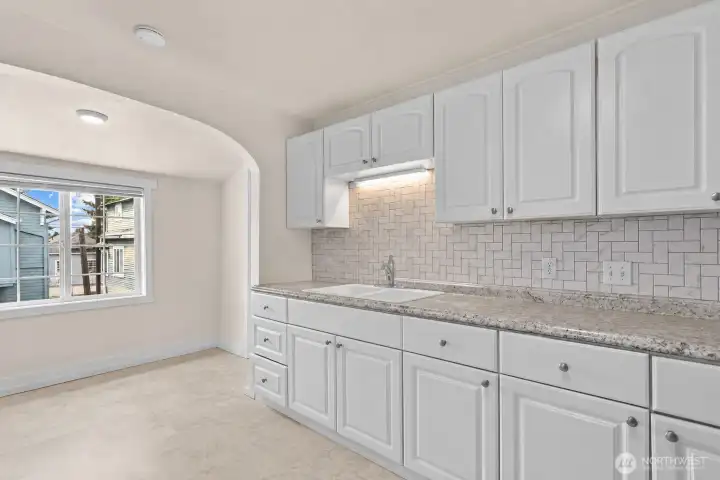 Unit 2 Kitchen. Virtually decluttered. Unit 2 Kitchen. Virtually decluttered.