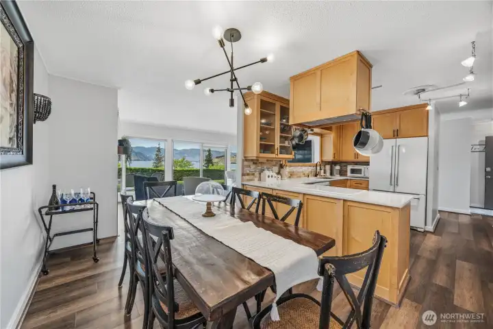 Spacious enough to allow for a separate dining area. Spacious enough to allow for a separate dining area.